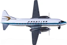 for Geminijets for Frontier Airlines for Convair CV-580 N73117 1:400 Pre-built