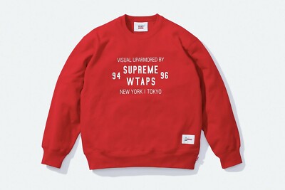 トップス supreme wtaps crewneck red Supreme WTAPS Crewneck Red Xxl | eBay