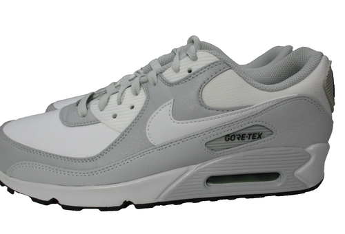 Nike Air Max 90 GTX Shoes Summit White Gray Fog DJ9779-003 Mens Sz 10