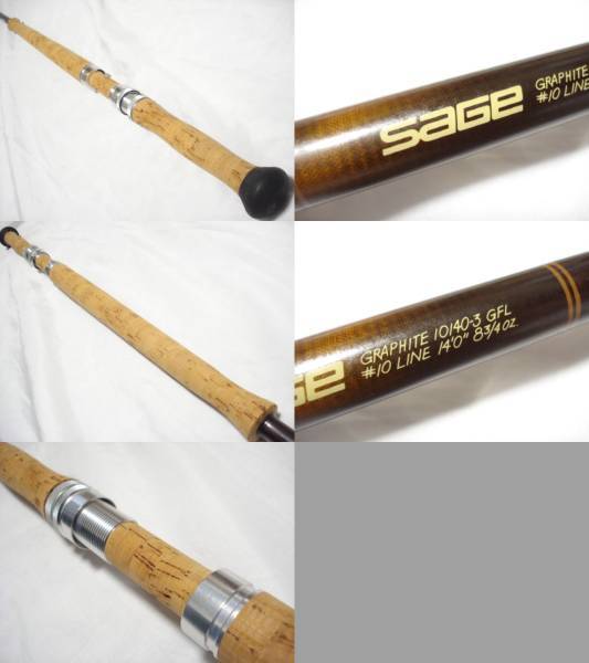SAGE Graphite 10140-3 GFL 14'0#10 Used Fly Fishing Rod | eBay