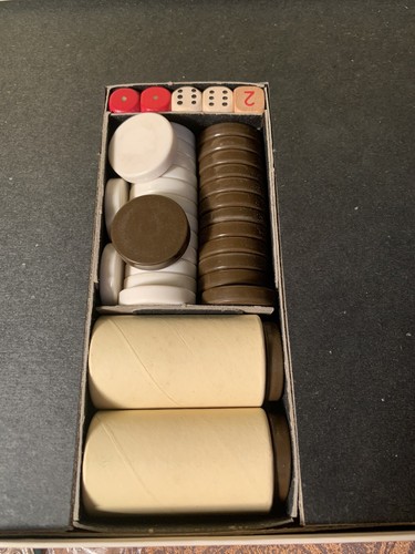 Vintage Backgammon Board Game 1975 S and R Games Classic Strategy Complete - Picture 12 of 12