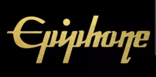 1 Headstock Epiphone Gold Die-Cut Vinyl Decal