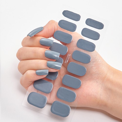 Adesivi Nail Wraps Full Size Smalto Manicure Arte Autoadesivo Decorazione Strisce 3D USA - Foto 26 di 40