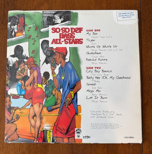 So So Def Bass All Stars (1996) 12" LP Vinyl - Sealed, Compilation, Original - Picture 2 of 2