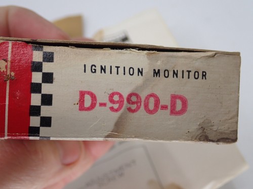 NOS Stewart Warner 990D Ignition Monitor 970 Series Tachometer SW Pedestal Tach - Picture 18 of 22