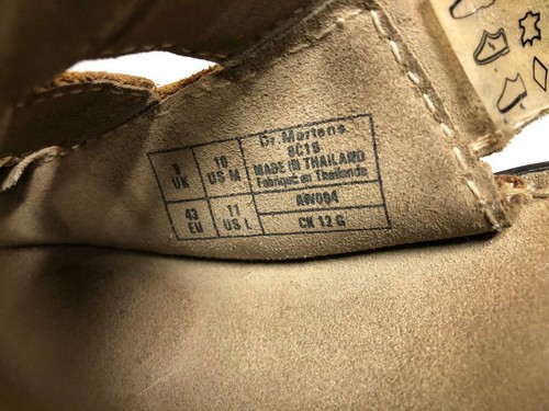 Sandalias de Pescador Dr. Martens 8C15 Cuero Marrón PARA HOMBRES TALLA US M 10/L 11 UK 9 - Imagen 6 de 9