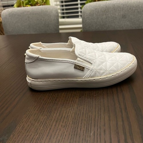 White and gold GBG sneakers | size 7.5 - Picture 5 of 9