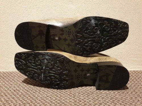 OLYMPUS BRAND • ROMEO MODEL • DRESS SHOES • BEIGE/BLACK • SIZE 9 • BRAND NEW - Picture 3 of 8