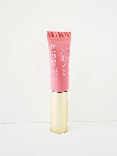 Clarins Natural Lip Perfector (01 Rose Shimmer) - Travel Size (0.15 oz) - Picture 3 of 3