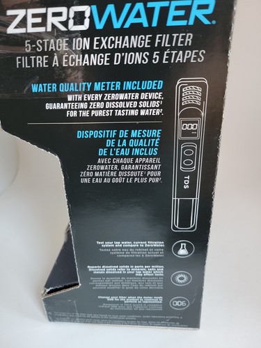 ZeroWater 5 Stage Advanced Filtration 7 Cup Water Pitcher Open Box - Picture 3 of 6