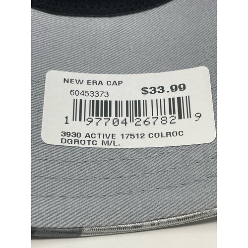 Colorado Rockies New Era Hat Gray Purple Camo 39Thirty Active Stretch Fit Cap - Picture 5 of 5