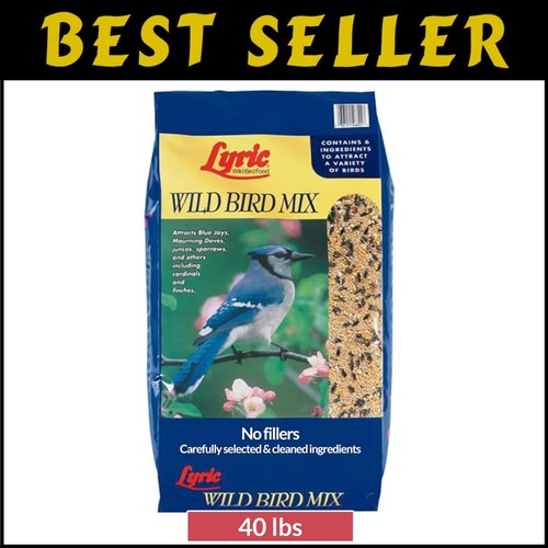 Premium Wild Bird Food Mix - 40 lb. Nutritional Blend for Attracting Doves & ...