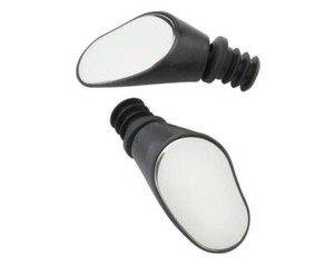 Sprintech Drop Bar Mirror - Black, Pair