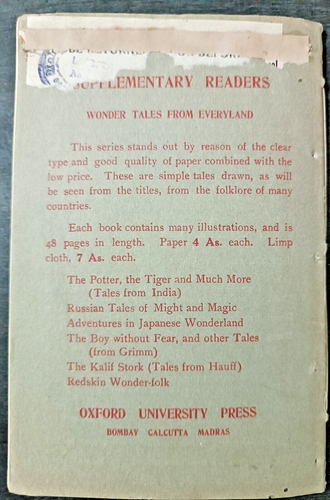 RARE CHILDREN GRADE 3 BOOK: YOUNG INDIA READERS THE TALE OF HUSAN PARVEEN 1934 - Picture 7 of 7