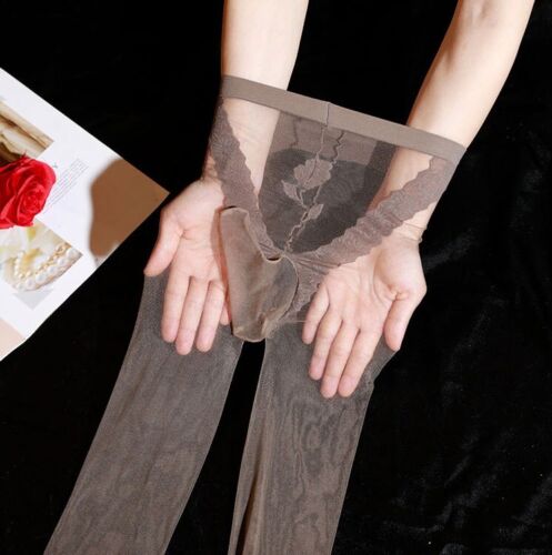 Männer Strumpfhose schickes Braun/ glänzend mit Penishülle 15 DEN Gr.: S/M - Bild 3 von 7