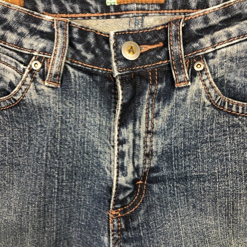 Wrangler Aura Straight Denim Petite Sz 8P 32 in Inseam Medium Wash Mid Rise Blue - Bild 4 von 23