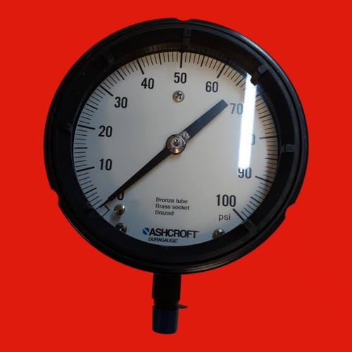 Ashcroft 45-1279-AS-02L-100# Manometro Duragauge 4-1/2" - Foto 1 di 5