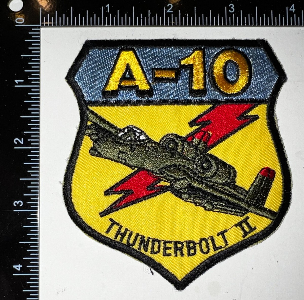 USAF 25FS A-10サンダーボルト パッチ Military Patch（ミリタリーパッチ）A-10 2000 HOURS サンダー