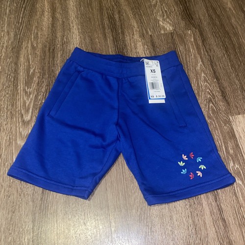 Adidas Originals Kids' Adicolor Shorts, Collegiate Royal, X-Small - Picture 6 of 6