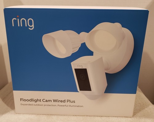 Ring Floodlight Cam Plus Surveillance Camera - White - NEW - Picture 8 of 8