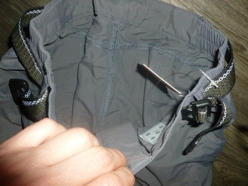 NWT Adaniki 100% Chinlon Gray Kids Hiking Pants Trousers Zip Off Shorts XL - Picture 3 of 6