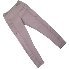 90 Degree by Reflex Power Flex Yoga Leggings Pants Womens M Iron High Waist Gym