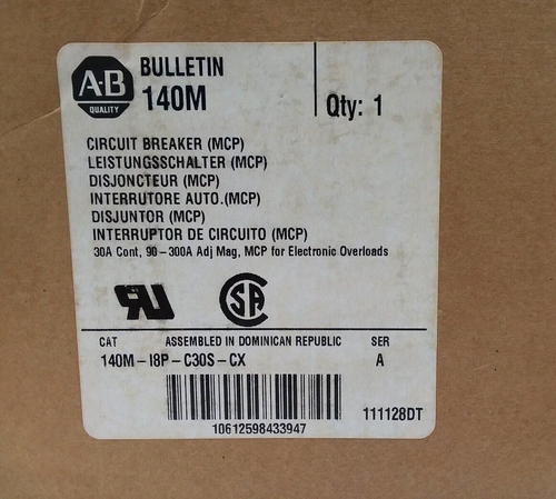 Interruptor de circuito Allen-Bradley 140M-18P-C30S-CX - Imagen 3 de 8