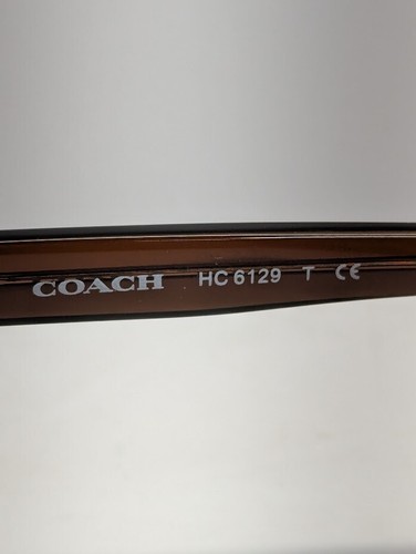 Gafas Coach HC 6129 5534 laminado topo borde completo 52-16-140 *SOLO MARCOS* - Imagen 7 de 9