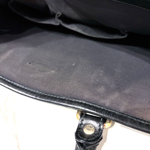 Gucci Diamante Tote Business Bag Black Leather Authentic - Picture 18 of 24