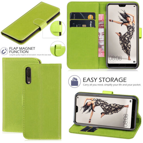 Case For Huawei P20 P20 Lite P20 Pro Magnetic Wallet Flip Leather Phone Cover - Picture 4 of 11