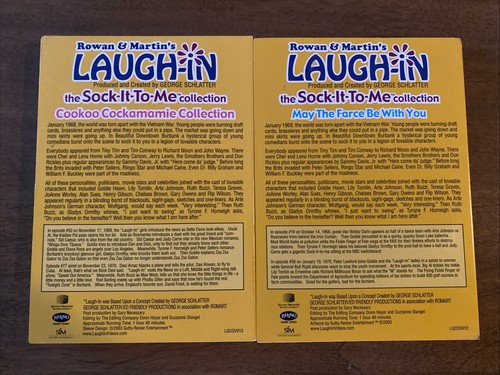 DVD Rowan & Martin’s Laugh-In Sock it to Me Collection 2 Gently Used DVDs 2003 - Picture 2 of 4