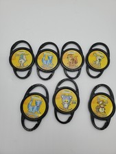 McDonalds Neopets Petpet Keychains Lot of 7 Snowickle Gruslen Raindorf Miamouse