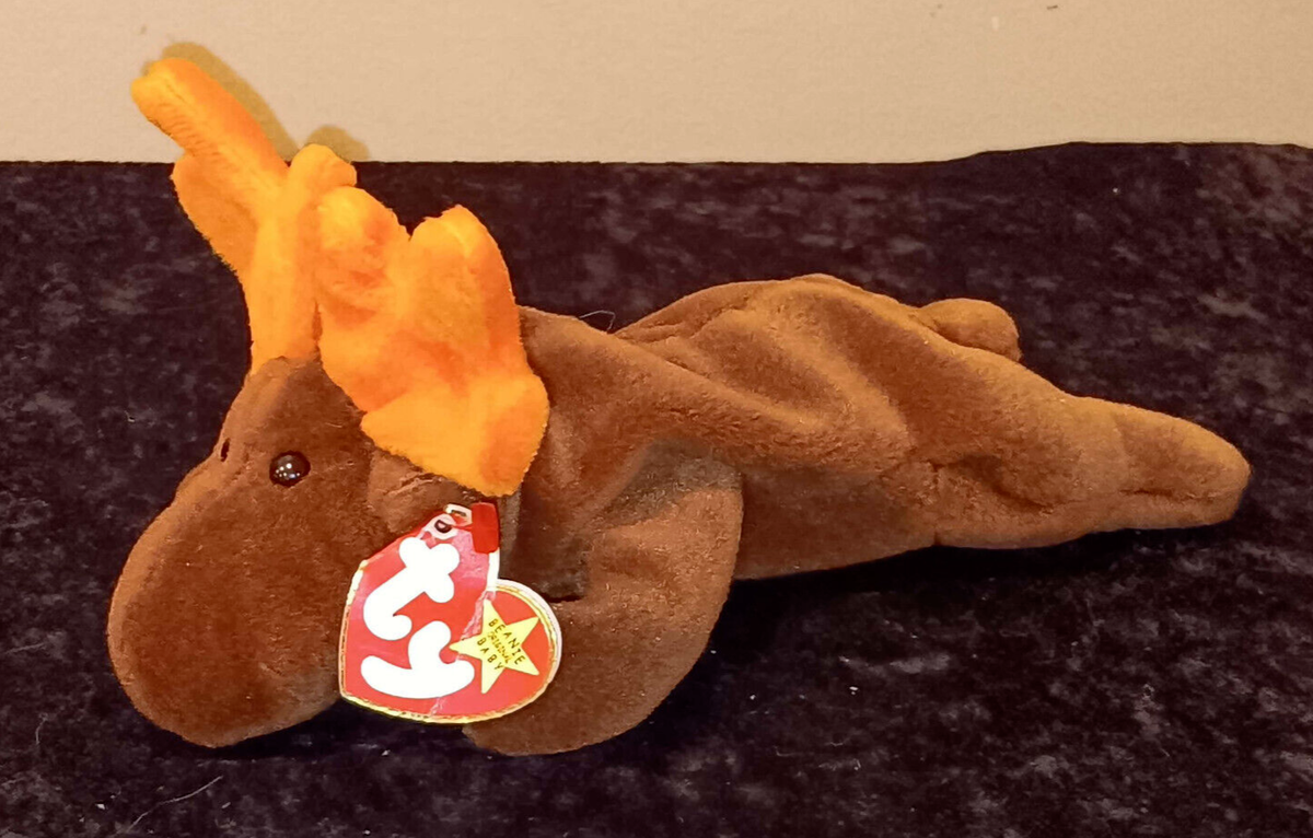 Chocolate the Moose Original Beanie Baby 1993 With Tag | eBay