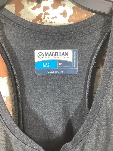 Magellan Fish Gear Grey Romper Women’s Size XS - Picture 2 of 3