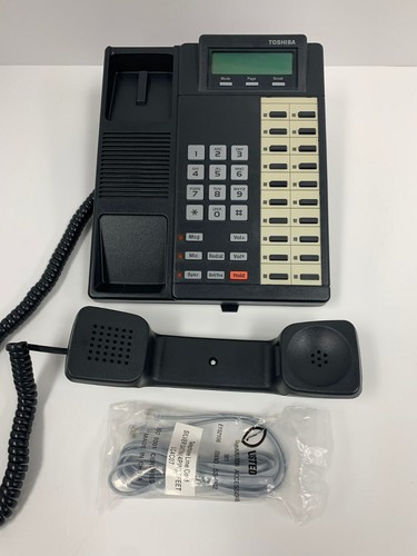 Teléfono altavoz con pantalla de 20 botones Toshiba DKT-2020-SD *1 año de garantía* - Imagen 4 de 4