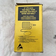 CHERNE INDUSTRIES 270032 Test Ball Plug,Pneumatic,Size 3 In