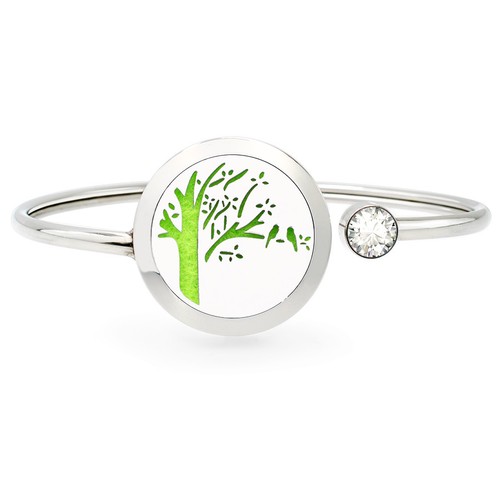 25mm  Rotatable Perfume Bangle Bracelet  Diffuser Essential Aromatherapy Locket - Picture 108 of 209