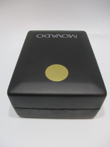 MOVADO Open Blank Watch Warranty Card Museum Gold Dot Gift Box Instructions Book - Picture 12 of 18