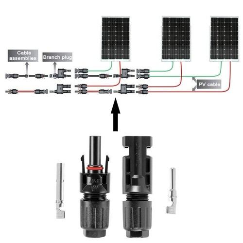 5x 10x 20x Pairs Solar Panel Connectors Set IP67 30A DC PV Cable Ends Connection - Picture 6 of 14
