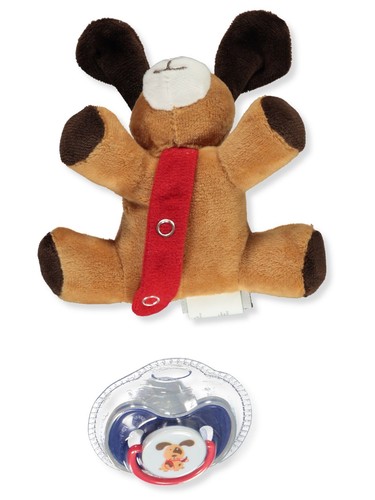 Cribmates Baby Jungen 2-teiliges Schnuller- & Plüschhalter-Set - Multi, Einheitsgröße - Bild 2 von 4