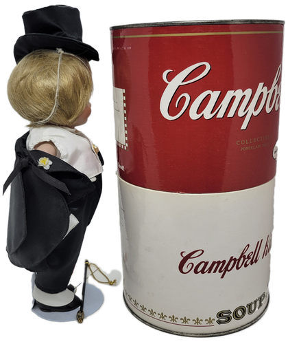 Campbell Soup Kids 1994 "Steppin Up" Porcelain 10" Boy Doll - Picture 4 of 6