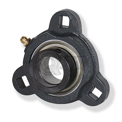 [Qty.1] 1.4375"Bore SATRD207-23 Ductile 3-Bolt Flange Bearing Unit w/Lock Collar