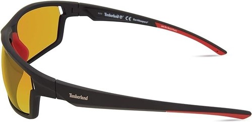 Timberland TBA9271 02D Black Polarized Wrap Sport Sunglasses Frame 63-16-130 - Picture 3 of 4