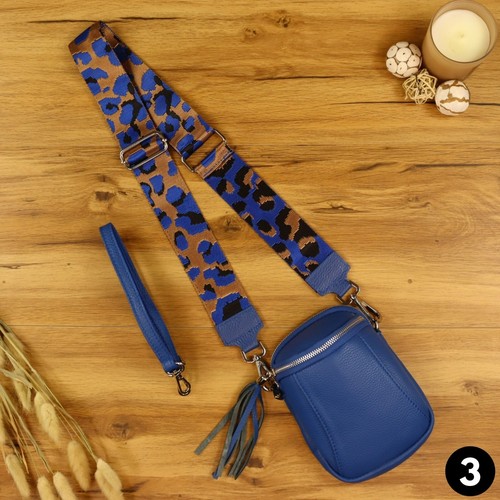 Umhängetasche Damen Leder Blau,Bauchtasche Damen Klein,Crossbody Bag Damen Leder - Bild 48 von 59