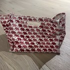 Gently Used Roller Rabbit Red Elephant Canvas Storage Bag