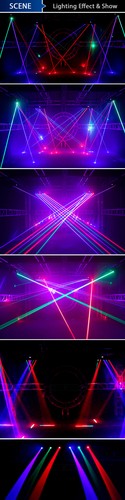 Laser Moving Head Light Bar 6x500mw 6 Eyes RGB Stage Beam DJ Disco Party Light - Picture 22 of 22