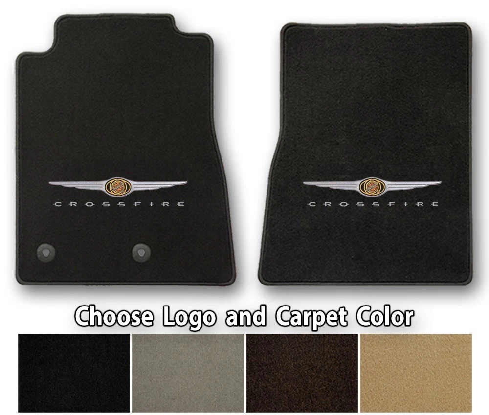 Chrysler Crossfire Velourtex Carpet Floor Mats Choice of Carpet