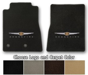 Choose Color /& Logo Acura Vehicles 4pc Velourtex Carpet Floor Mat Set