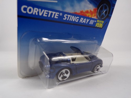 Van / Sports Car / Hot Wheels Corvette Sting Ray III #595 18364 #H28 - Picture 5 of 5