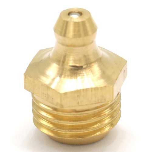 Metric BSP NPT Male Thread Brass Hex Grease Zerk Nipple Fittings For Grease Gun - Picture 79 of 119